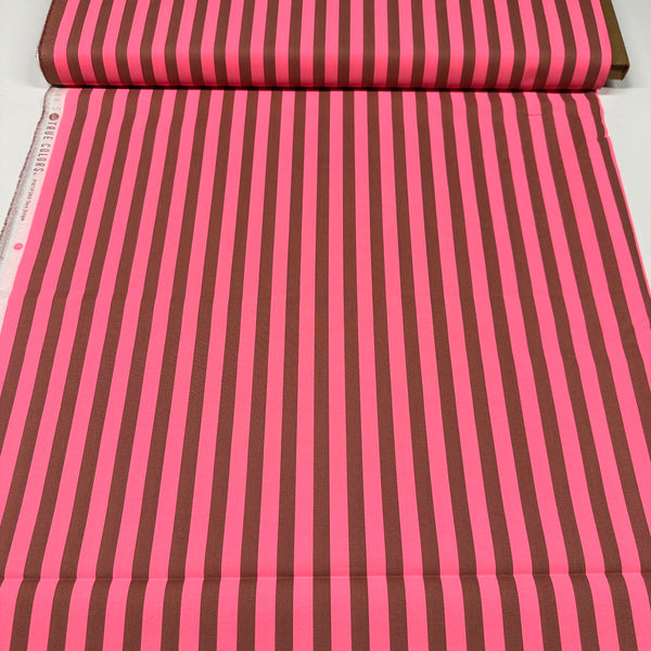 Tula Pink Neon True Colors Tent Stripe Nova Cotton Fabric, Free Spirit Fabrics