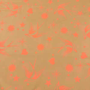 Tula Pink Neon True Colors Fairy Flakes Lunar Cotton Fabric, Free Spirit Fabrics
