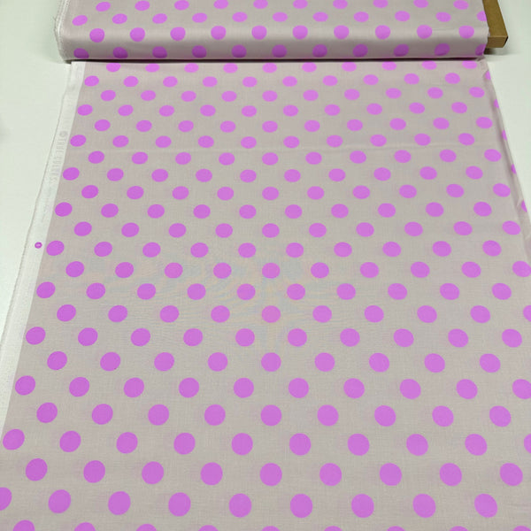 Tula Pink Neon True Colors Pom Pom Mystic Cotton Fabric, Free Spirit Fabrics