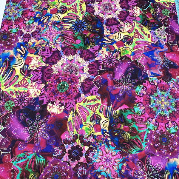 Robert Kaufman Christiane Marques Florence Cotton Fabric AQSD-21677-21 Lilac