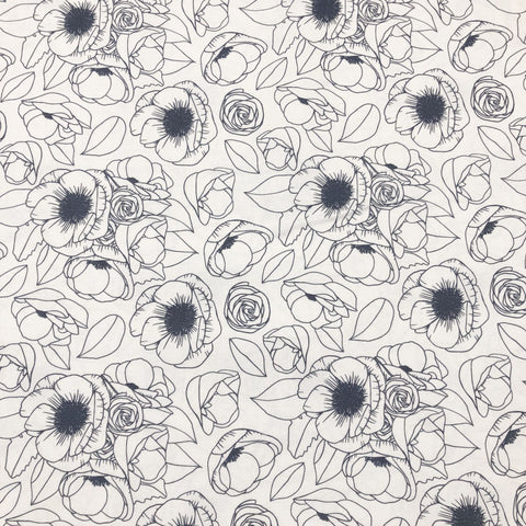 Paintbrush Studio Geo Florals Bouquet 22395 Cotton Fabric