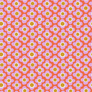 Paintbrush Studio Garden Flower In Pink 22322 Cotton Fabric