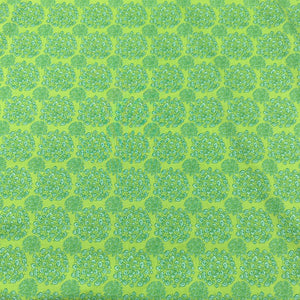 Clothworks Margot Blooms Y3663-21 Green Floral Cotton Fabric