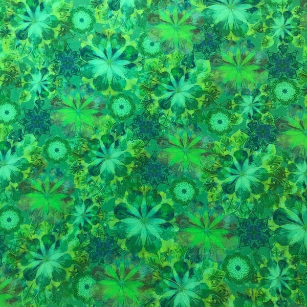 Robert Kaufman Venice Jade Floral Quilt Cotton Fabric