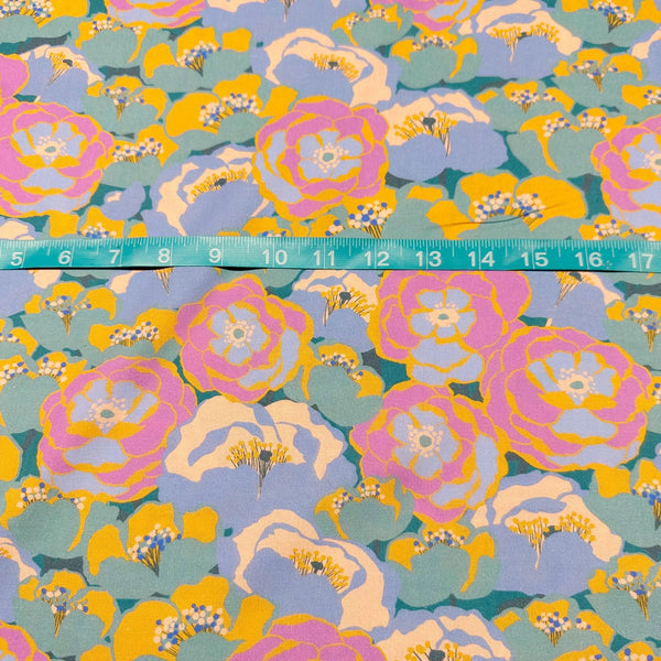 Wishwell Florista Cotton Fabric Vanessa Lillrose Linda Fitch for Robert Kaufman WELD-21512-286 WILD