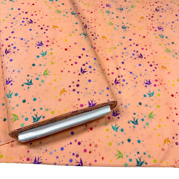 Tula's True Colors Tula Pink Fairy Dust Sherbet Cotton Fabric, Free Spirit Fabric