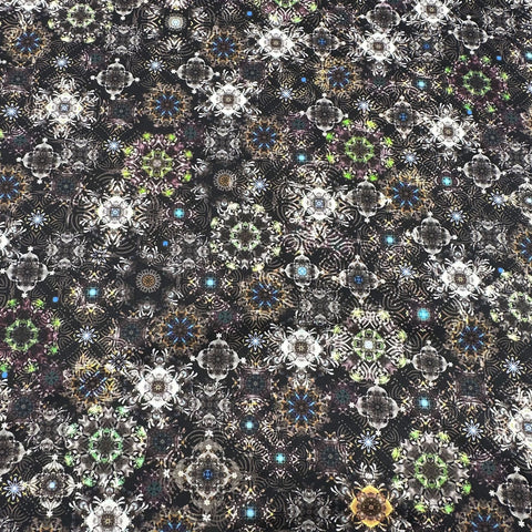 Robert Kaufman Christiane Marques Florence Cotton Fabric AQSD-21680-2 Black