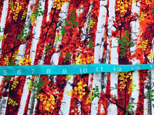 Timeless Treasures Electric Birch Trees Quit Cotton Fabric