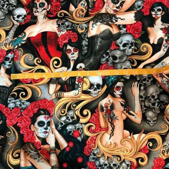 Alexander Henry Las Elegantes Pin Up Cotton Fabric