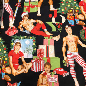 Alexander Henry All I Want For Christmas Pin Up Men Cotton Fabric